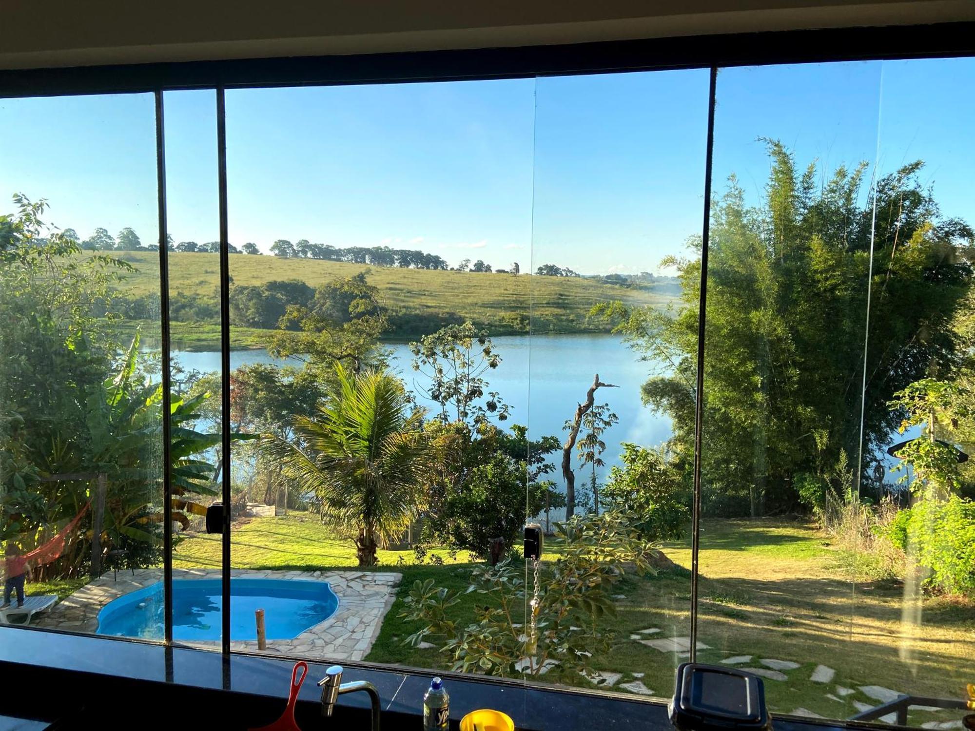 Casa Com Piscina Fundo Pra Represa E Ar Condicionado Casinhabrancadevaranda Ijaci Extérieur photo