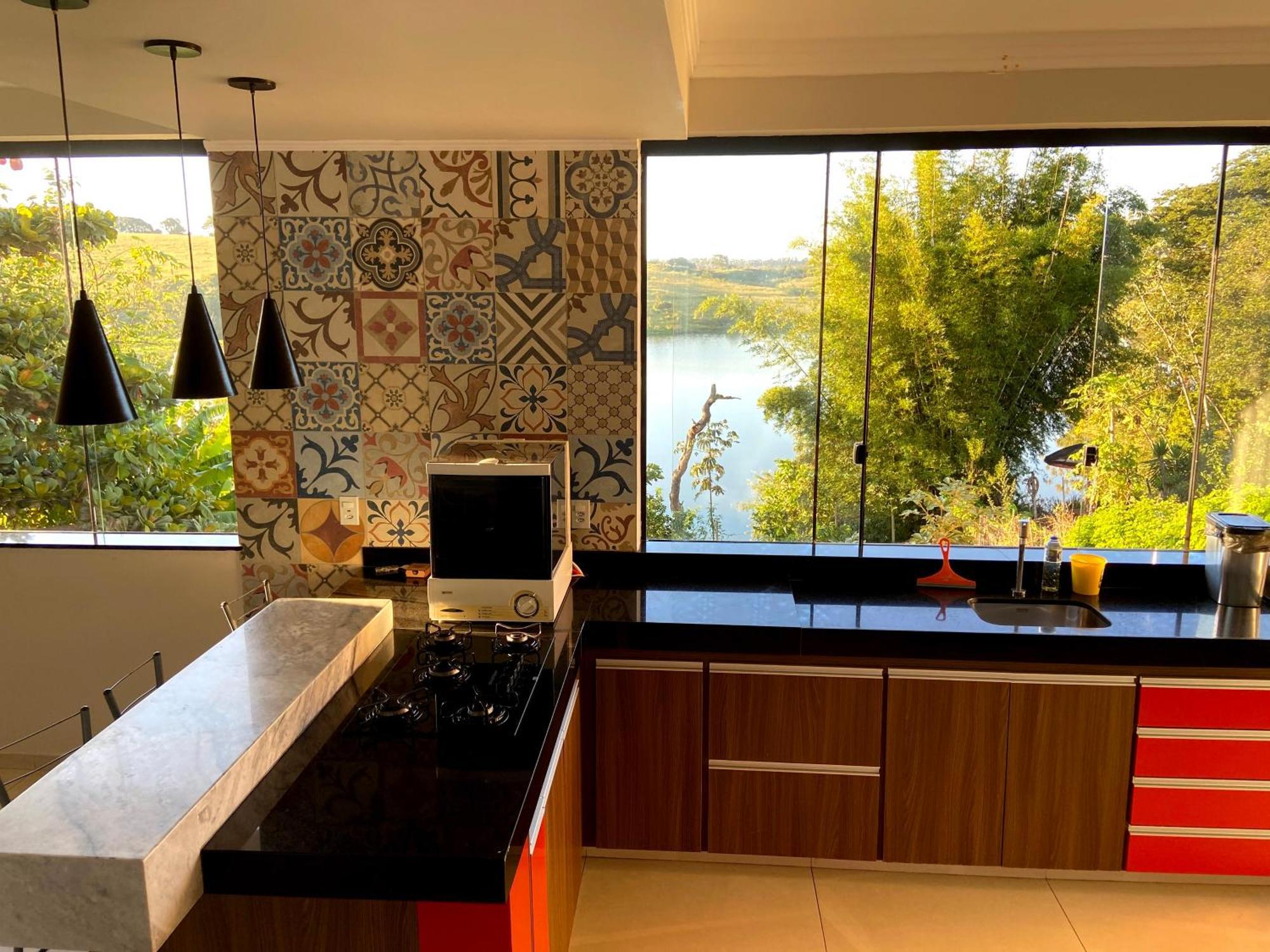 Casa Com Piscina Fundo Pra Represa E Ar Condicionado Casinhabrancadevaranda Ijaci Extérieur photo