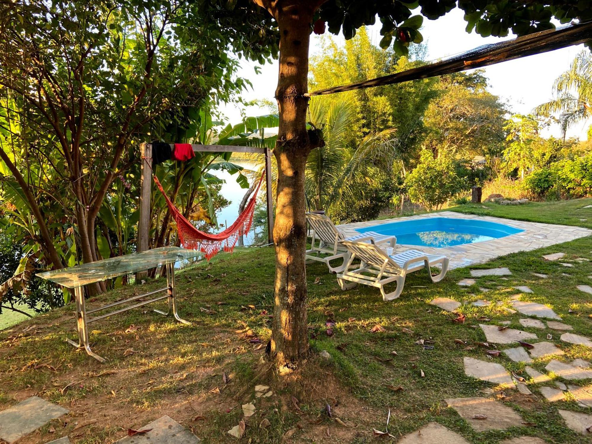 Casa Com Piscina Fundo Pra Represa E Ar Condicionado Casinhabrancadevaranda Ijaci Extérieur photo