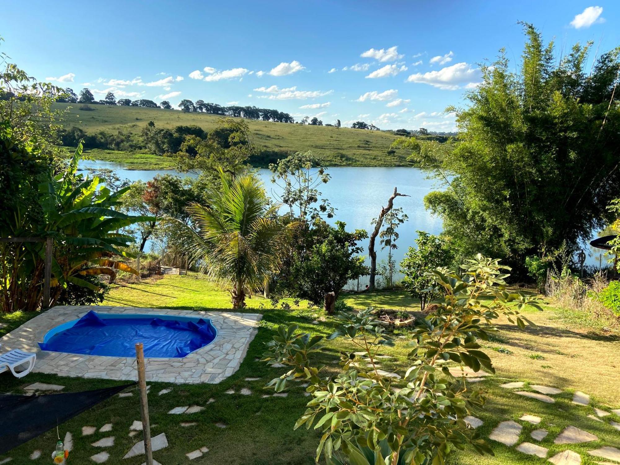 Casa Com Piscina Fundo Pra Represa E Ar Condicionado Casinhabrancadevaranda Ijaci Extérieur photo